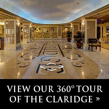 hotels near atlantic city 360 tour of the claridge a radisson hotel
